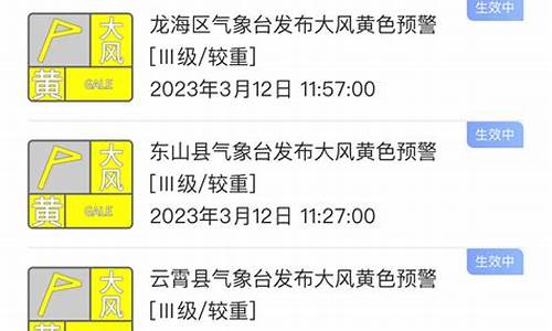 漳州天气预警_漳州天气预警台风最新消息